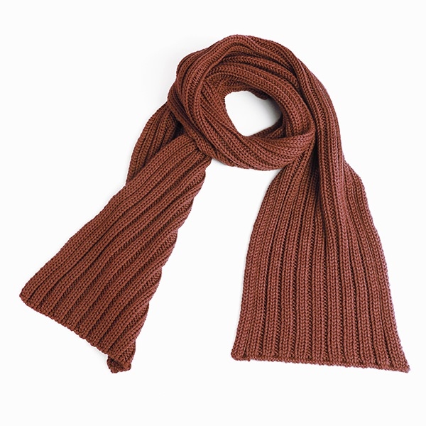 Knitted Scarf, brown